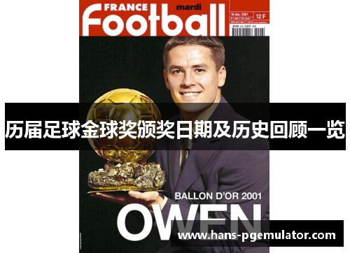 历届足球金球奖颁奖日期及历史回顾一览