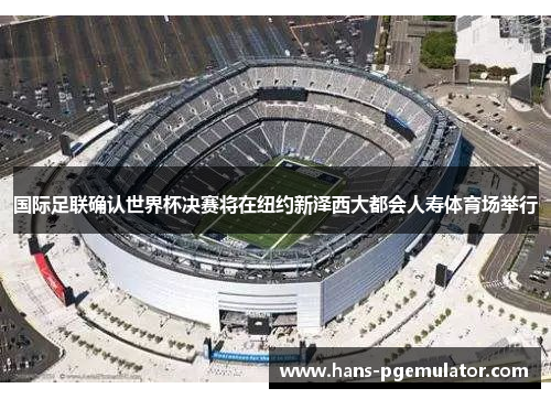 国际足联确认世界杯决赛将在纽约新泽西大都会人寿体育场举行